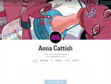 Tablet Screenshot of annacattish.com